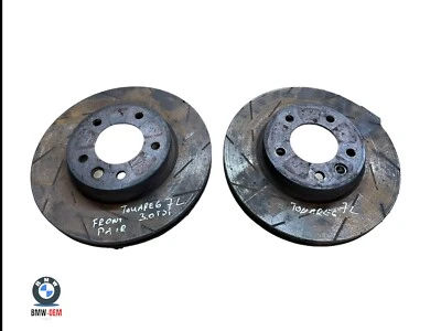 PAR DE DISCOS DE FRENO DELANTEROS VOLKSWAGEN TOUAREG 7L 3.0 TDI DIÉSEL Foto 1 de 3