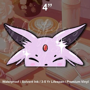 Pokemon Espeon Legendario Pokemon Kawaii Vinilo Adhesivo Calcomanía Coche Mirador - Imagen 1 de 2