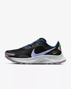 Wmns Nike Pegasus Trail 3 UK 4 EUR 37.5 Black Light Marine Hyper Royal DA8698 00 - Picture 1 of 8