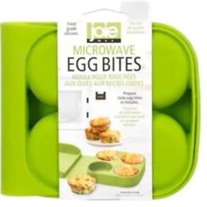 Joie Green Microwave Egg Bite Maker Food Safe Silicone Easy Clean Breakfast Tool - Picture 1 of 1