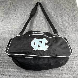 Borsa da palestra UNC Tarheels nera 21" larghezza 13" altezza tenuta a mano e spallacci - Foto 1 di 10