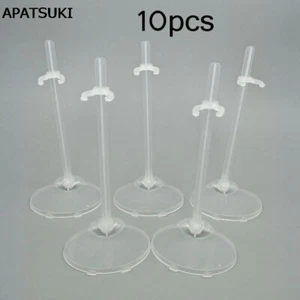 Juego de 10 soportes de exhibición transparentes para muñeca de 11,5" 1/6 accesorios juguete - Imagen 1 de 9