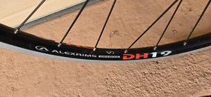BICYCLE REAR WHEELAlexrims DH19 32-Spoke CASSET Black Aluminum 26" 8SP - Picture 1 of 2
