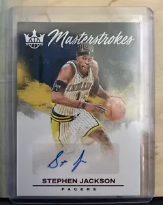 Stephen Jackson Masterstrokes Auto 2023-24 Court Kings 25/49 - Bild 1 von 3