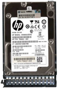 Disk HP EH0600JEDHE 759202-003 600GB 15000U/Min 128MB SAS-3 2.5 " Pollici - Afbeelding 1 van 3