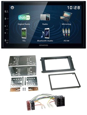 Kenwood 2DIN Bluetooth MP3 USB DAB Autoradio für Porsche Cayenne 2002-2007 - Bild 1 von 4