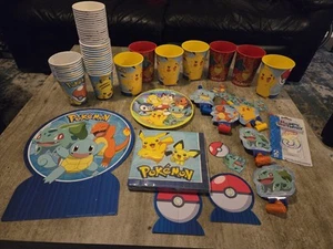 Pokémon Birthday Party Supply Lot - Picture 1 of 4
