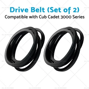 2x Belt Suitable for Cub Cadet 3000 series 754-3084 754-3084-A 7543084 7543084-A - Picture 1 of 10
