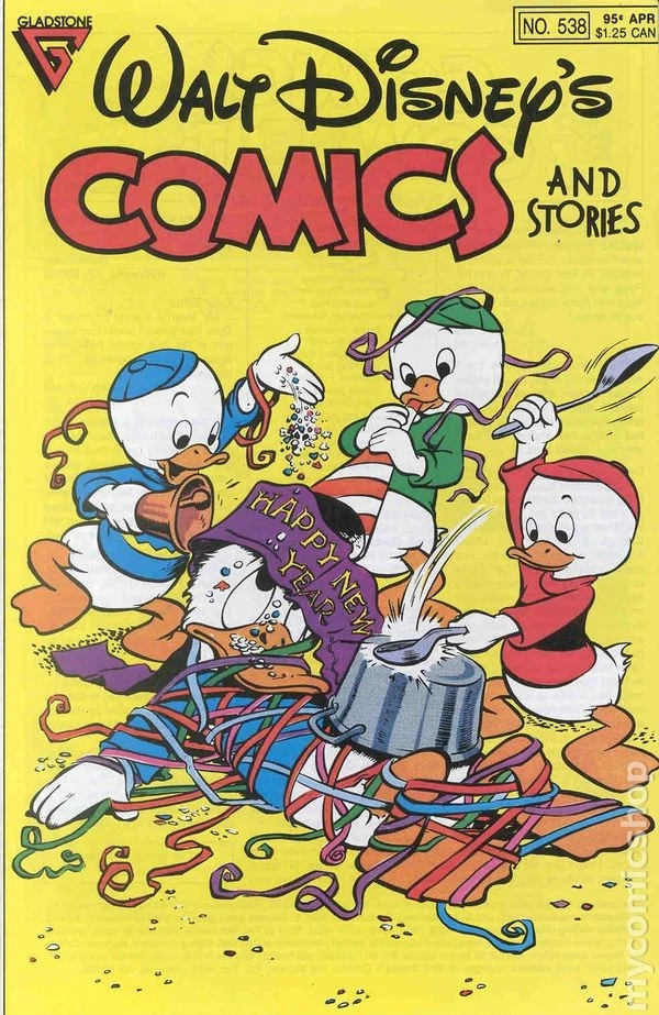 Walt Disney's Comics and Stories #538 FN 1989 Stock Image - Image 1 of 1