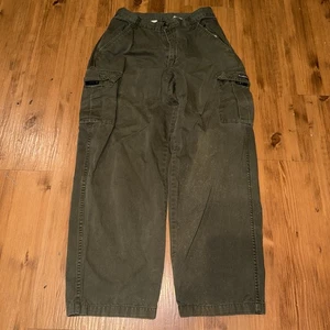 Vintage Billabong Green Cargo Mesh Pocket Utility Pants 30 - Bild 1 von 4