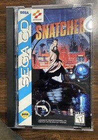 Snatcher Sega CD Game Hideo Kojima CIB Complete NM Disc See Pictures Tested