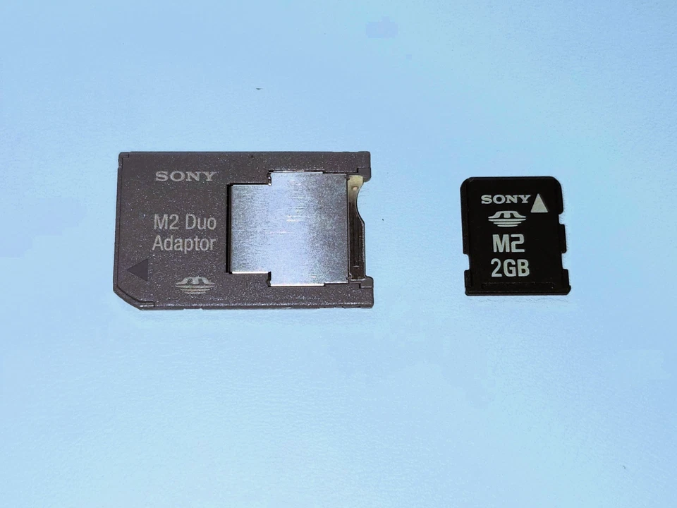 Original Genuine Sony M2 2GB Memory Card for PSP Go or PSP with Adapter - Image 1 of 1