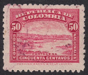 1917 Colombia SC# 346 - View of Cartagena - Used - Picture 1 of 2