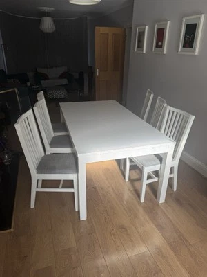 IKEA BJURSTA Extendable Table And 6 NORRNÄS Chairs - Image 1 of 4