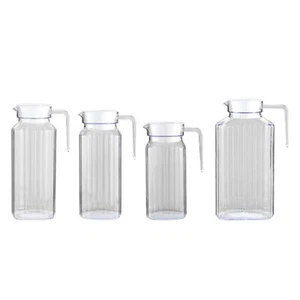 Juice Pot Plastic Juice Pitcher With Removable Lid for Iced Tea, Lemonade - Picture 1 of 18