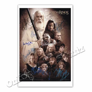 Herr der Ringe Cast + Elijah Wood, Ian McKellen, Viggo Mortensen + Autogrammfoto - Bild 1 von 1