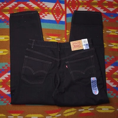 Pantalones de mezclilla vintage años 90 Levi's 550 lengüeta roja calce holgado recto para hombre talla 38x32 nuevos con etiquetas Foto 1 de 4