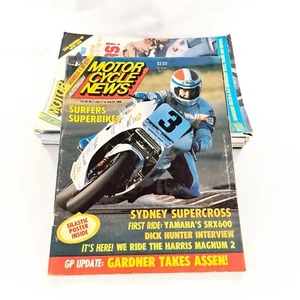 Australian Motorcycle News Magazine Lot of 6 1986 - 1987 - Supercross Yamaha - Picture 1 of 11