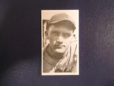 1972 TCMA 1936 Goudey Wide Pen Premiums Reprint Fred Ostermueller - Image 1 of 2
