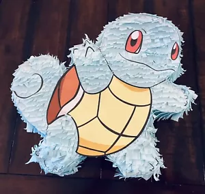 Pokemon Squirtle | Hand Made Medium Size Piñata | Birthday Party Pinata - Picture 1 of 5