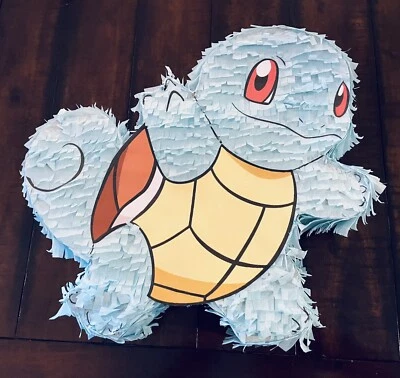 Pokemon Squirtle | Hand Made Medium Size Piñata | Birthday Party Pinata - Image 1 of 4