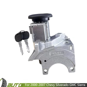 For 2000-2007 Chevy Silverado GMC Sierra Ignition Lock Cylinder Switch & Housing - Foto 1 di 5