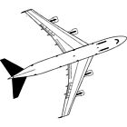 'Jumbo-Jet' Stempel (Unmontiert) (RS002760)