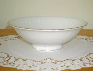 Vintage Syrakus China Debonair Swirl 8 1/4" Standfuß Servierschüssel ~ - Bild 1 von 8