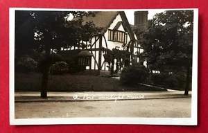 Foto cartolina PORT SUNNY in Inghilterra Regno Unito 1930 circa casa casa a graticcio (89908 - Foto 1 di 2