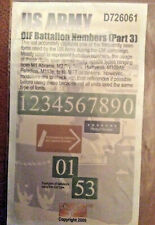 Echelon D726061 1/72 US Army OIF Battalion Numbers #3