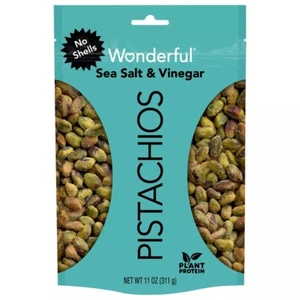 Wonderful Pistachios No Shells Sea Salt & Vinegar - 11oz - Picture 1 of 5