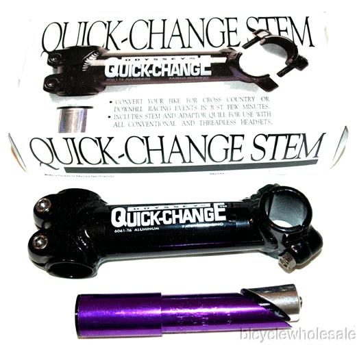 Odyssey Quick Change 1" x 120mm Stem & Adaptor 10 Degree NEW! - Image 1 of 1