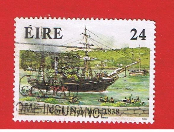 Ireland #716  VF used  Steamship   Free S/H - Image 1 of 1