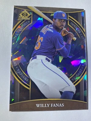 Willy Fanas 2023 Bowman Chrome Rookie Invicta Atomic Refractor ser#/150 Mets RC - Image 1 of 2