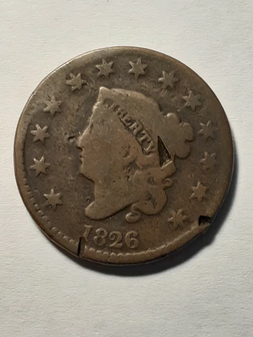 1826 LARGE CENT Cover