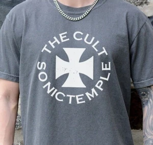 The Cult Sonic Temple T-Shirt 80s Rock Band on Premium Comfort Colors Tee - Picture 1 of 6