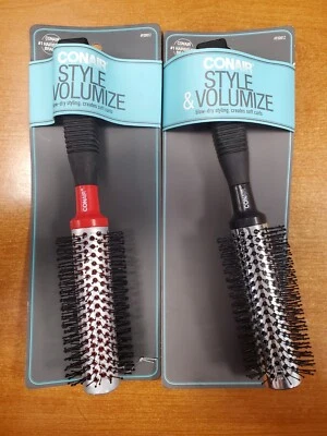 2 Pack: Conair Full Round Metal Barrel Brush *COLORS MAY VARY* (0019-R8P5a) - Image 1 of 4