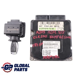Mercedes A209 CLK200 K M271.955 Engine Control Unit ECU Kit A2710107344 Key - Picture 1 of 12