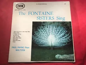 H1-62 THE FONTAINE SISTERS Sing - 337 - EVON RECORDS - RECORD - VOCAL CLASSICAL - Imagen 1 de 4
