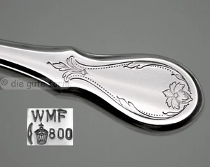 WMF Silber 800 massiv - - WÜRZBURGER GRAVUR - - Dessert-Besteck 12 tlg NEUWERTIG - Bild 1 von 3