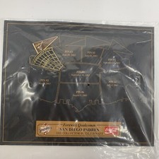 SAN DIEGO PADRES Farewell Qualcomm 2003 Coca Cola Collector Puzzle Board & 1 Pin