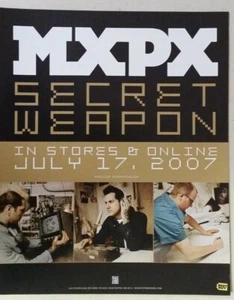 MXPX "Secret Weapon" punk rock ~ página de revista anuncio impreso 2007 - Imagen 1 de 1