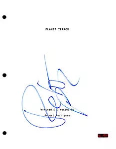 GFA Planet Terror * ROBERT RODRIGUEZ * Signed Full Movie Script AD1 COA - Bild 1 von 3
