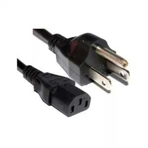2m US USA 3 Pin Plug to C13 Mains Power Cable Kettle Lead - Picture 1 of 3