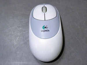 RARE Logitech Cordless Mechanical Ball Desktop Mouse M-RP67A - Picture 1 of 5