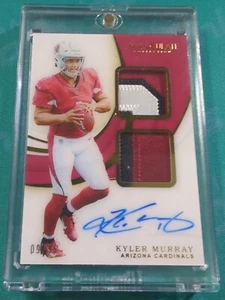 2019 Immaculate Kyler Murray RPA RC Dual Color Patch AUTO 9/35! Arizona Cardinal - Picture 1 of 5