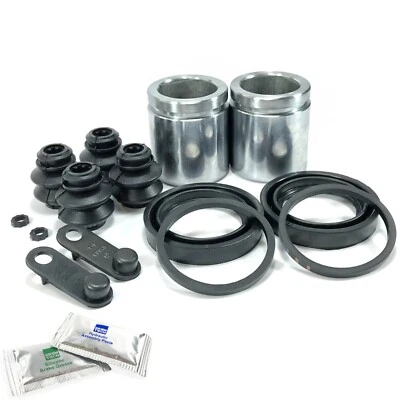 2X KITS DE REPARACIÓN DE PINZA DELANTERA SELLOS DE PISTÓN AJUSTE: SMART CITY COUPÉ 98-04 BCR0059AX2 Foto 1 de 3