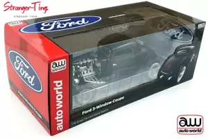 AUTOWORLD AW292 1:18 1934 FORD 3 WINDOW COUPE HIGH BOY HOT ROD - Picture 1 of 5