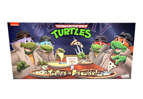 UNDERCOVER NECA Teenage Mutant Ninja Turtles sotto mentite spoglie cartone animato sotto copertura confezione da 4 TMNT