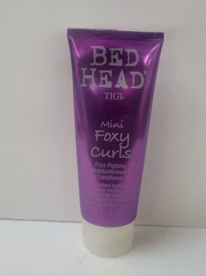 CABEZAL DE CAMA TIGI MINI FOXY RIZOS FRIZZ LUCHA SULFATO ACONDICIONADOR LIBRE ~ 2,54 oz. Foto 1 de 2